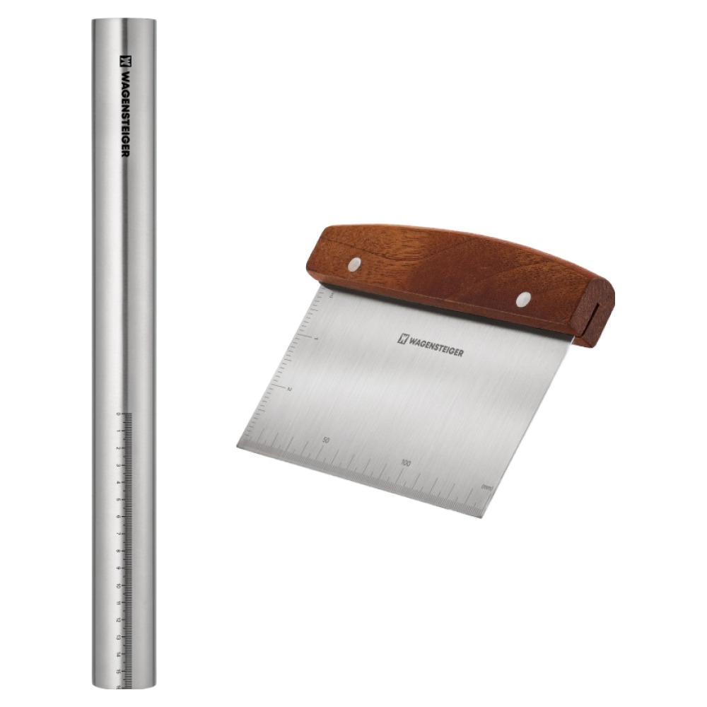 바겐슈타이거 베이킹 툴 스텐 밀대 롤링핀 + 전문가용 스크래퍼 세트 17,530원