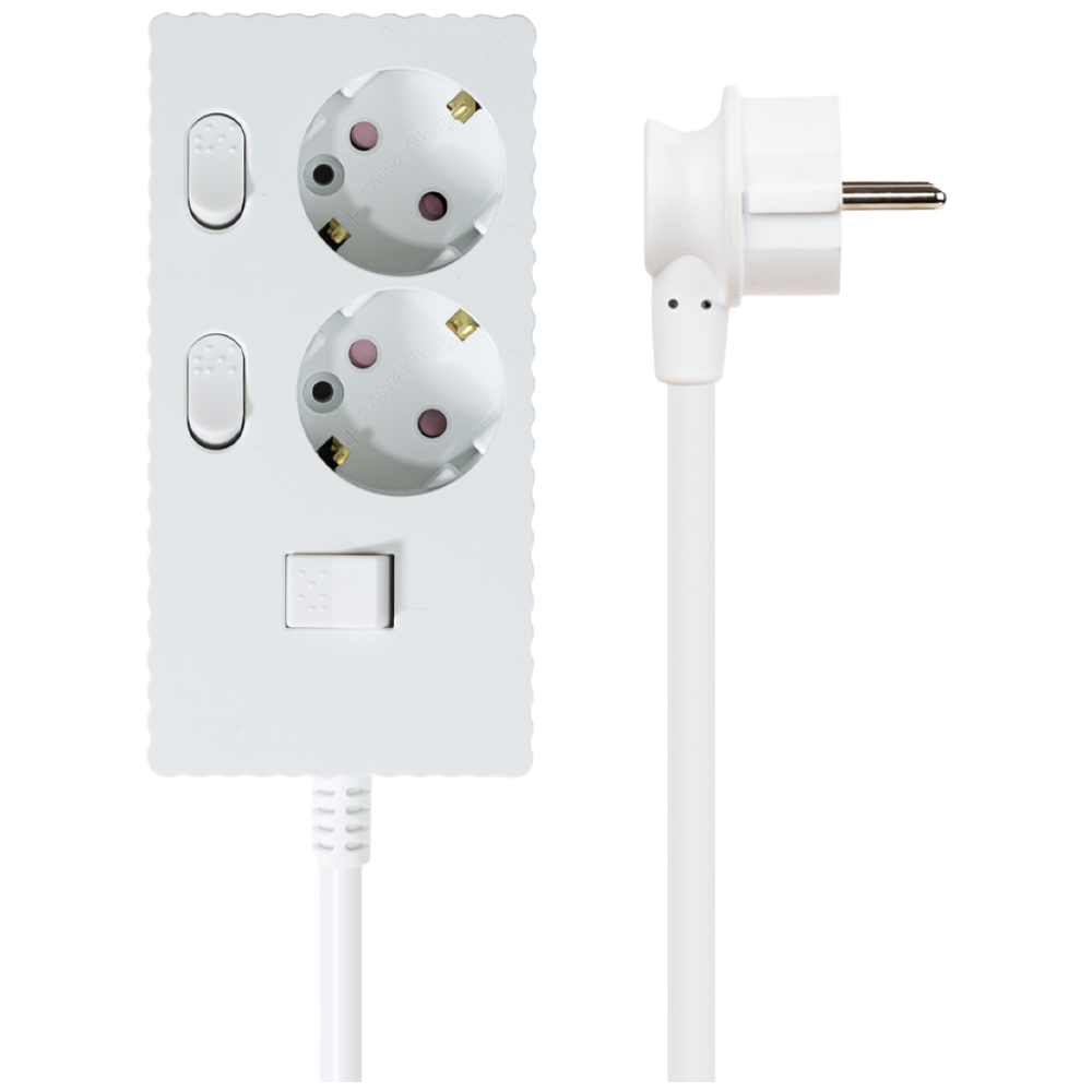 파워존 4000W 고용량 웨이브 개별스위치 2구 멀티탭 과부하차단 멀티콘센트 50cm 1.5m 3m 5m 7m 13,960원