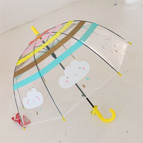 렌코리아 아동 돔형 스마일 구름 투명우산 비닐우산 9,800원