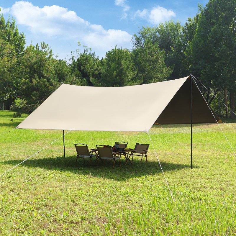 크크라이프 실버 블랙 코팅 210D 렉타 타프 33,800원