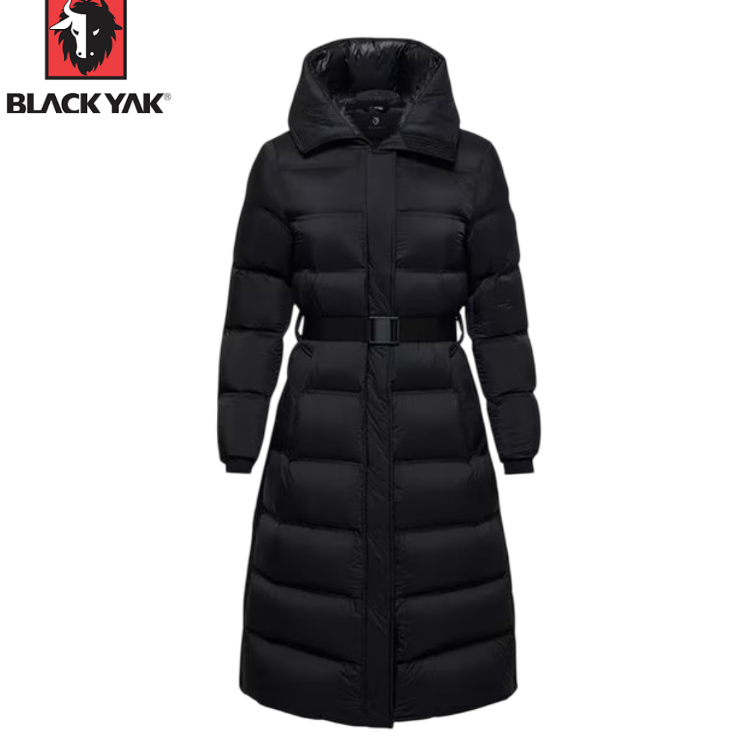 [백화점정품] 블랙야크 여성 롱패딩 겨울 슬림 벨트 다운 자켓 338,800원