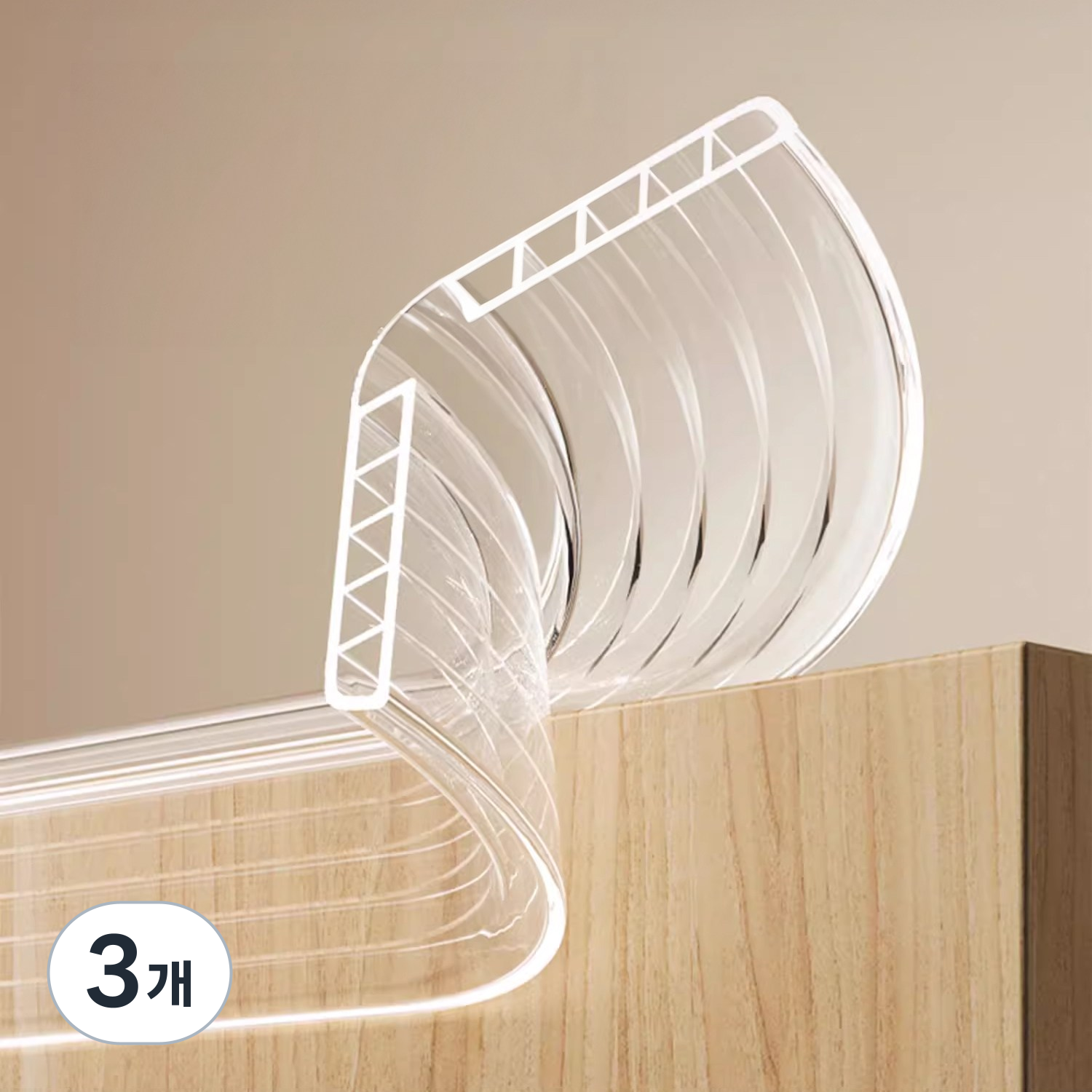 [비비앤비비] 에어쿠션 모서리보호대 충격방지 가족 안전용품 2m, 3개, 투명 38,070원