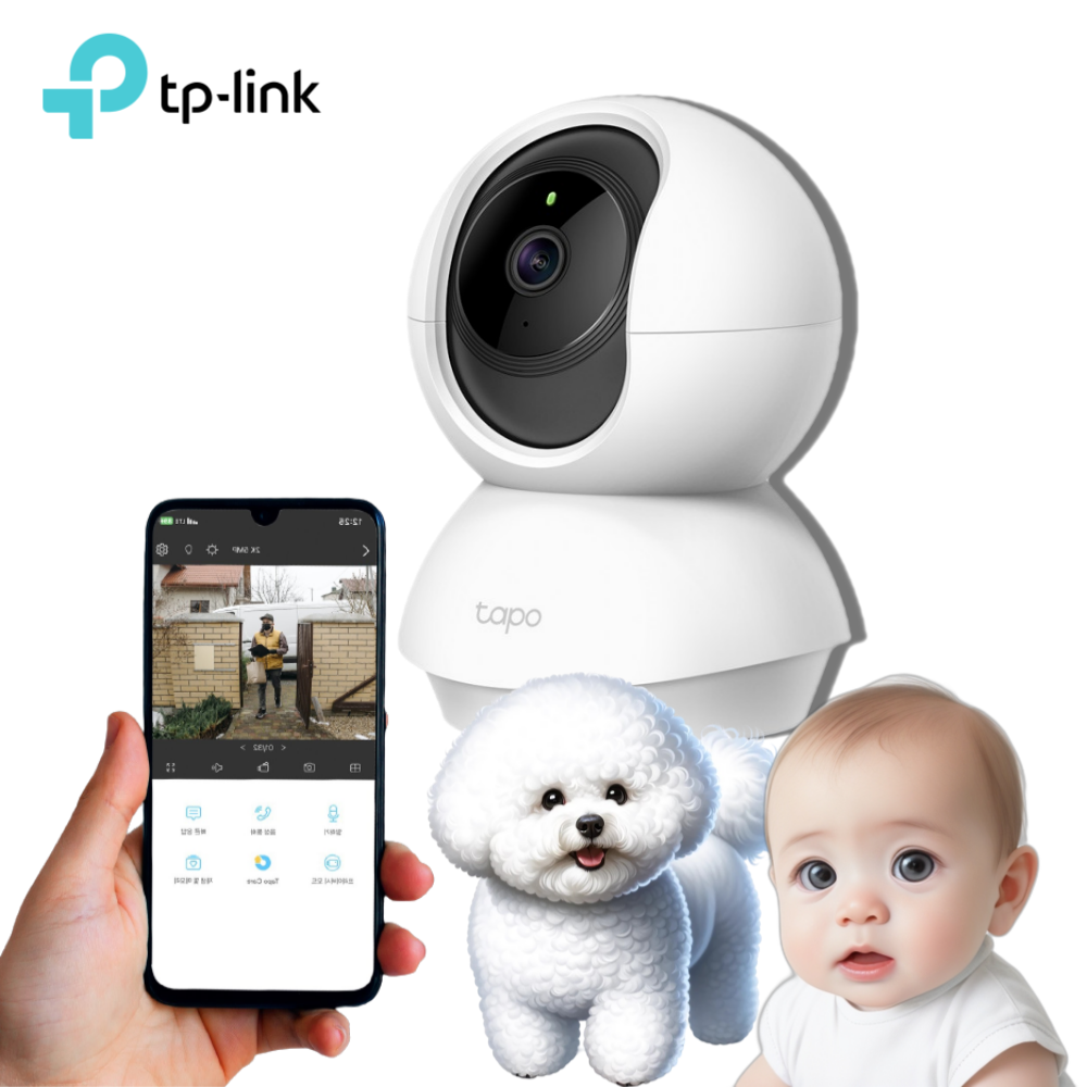 티피링크 1080P FHD 360도 비전 WIFI 실내 감시카메라 42,800원