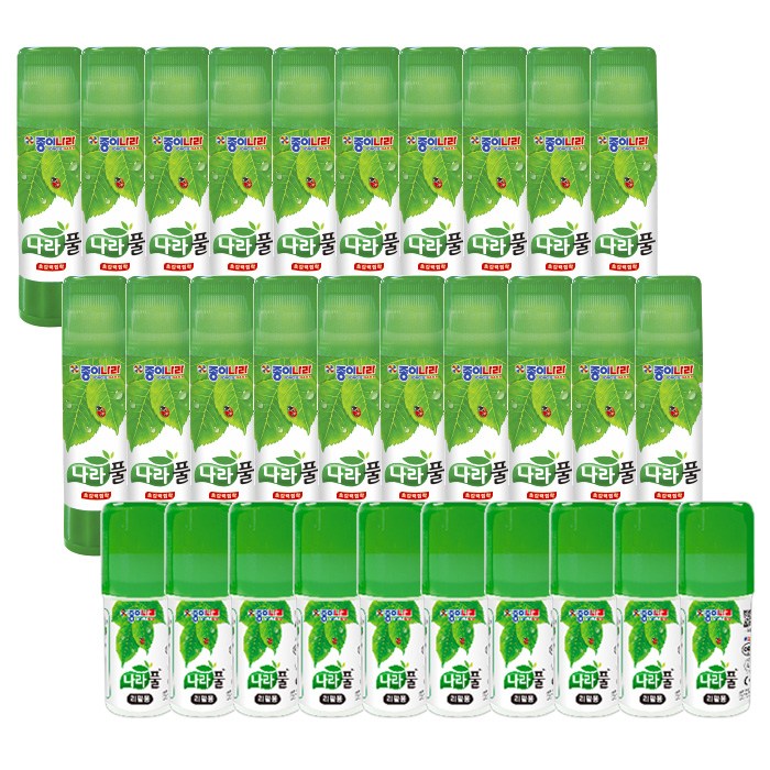 종이나라 나라풀 25g 세트 /1갑(20개입)+리필1갑(10개입) 19,000원