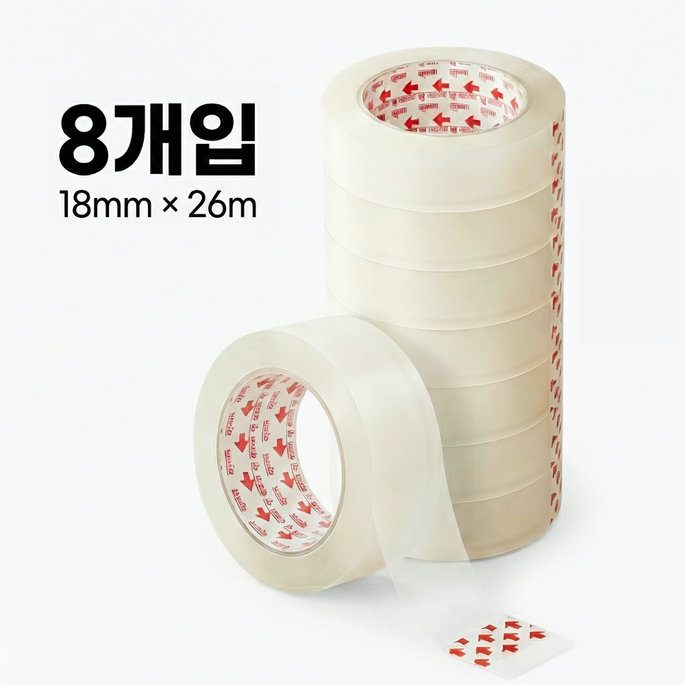 CIIECE 다용도 스카치 테이프 리필 18mm x 26m 5,990원