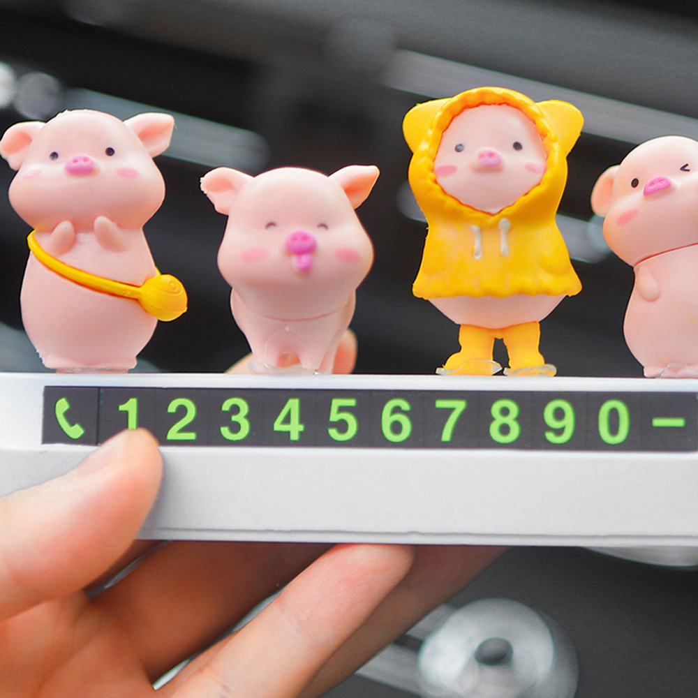 돼지 시크릿 주차번호판 사생활보호 안심번호 차량전화번호판 자동차 번호알림판 차량용품 스티커 연락처 4,890원