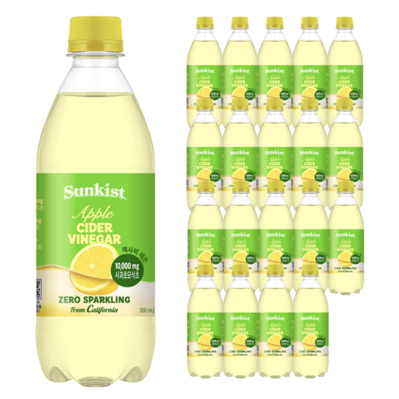 썬키스트 애사비 제로 탄산음료 레몬, 500ml, 20개 20,900원