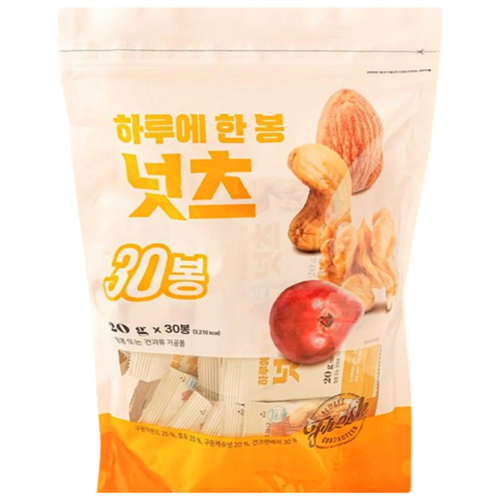 해맑음 하루에 한 봉 넛츠 600g (20g X 30입) 28,110원