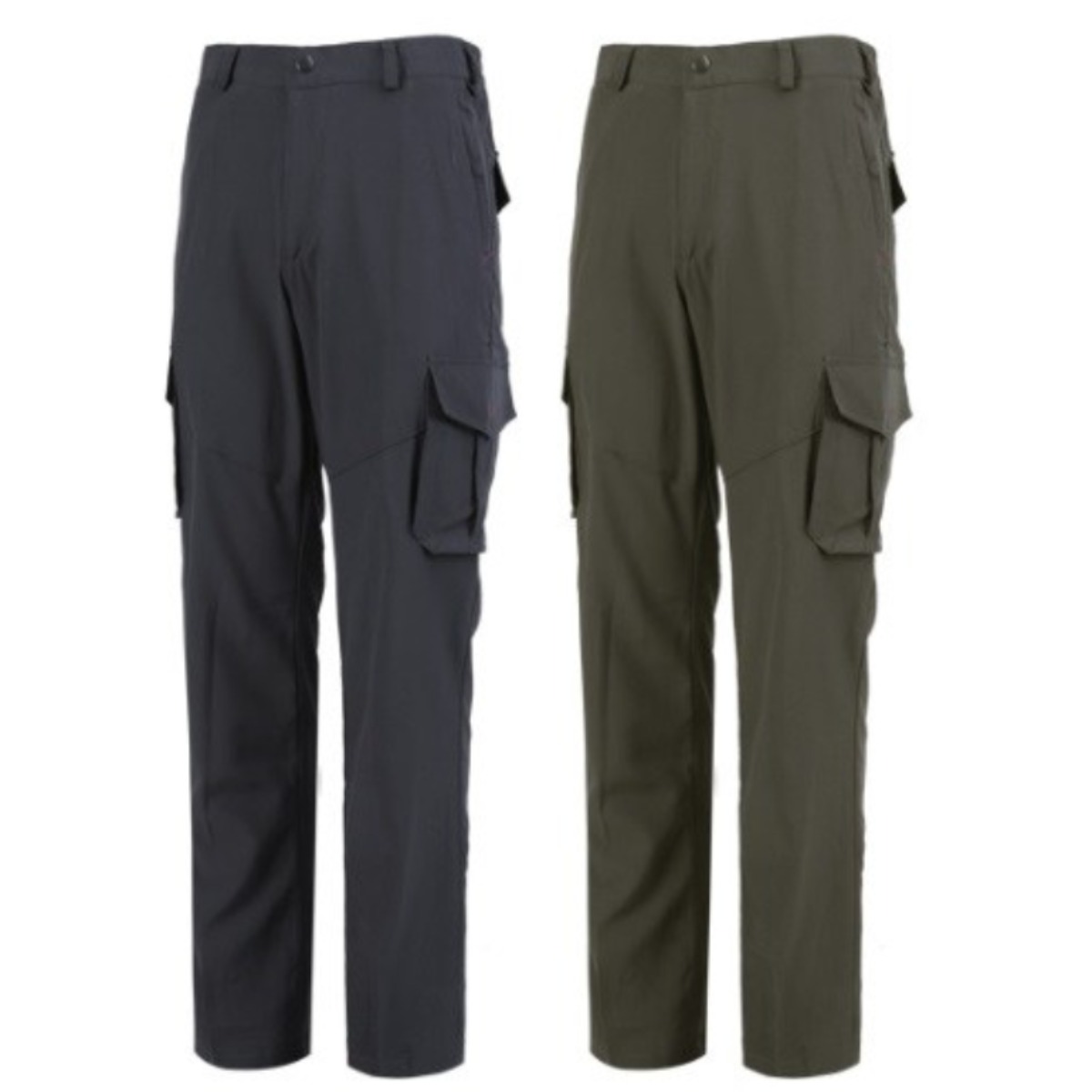 [이지바이] (1+1) 남성 카고 바지_~44 빅사이즈 까지 직진남 고밀도 원단 스판 작업복 배달 멀티 카고 벨트 바지 39,870원