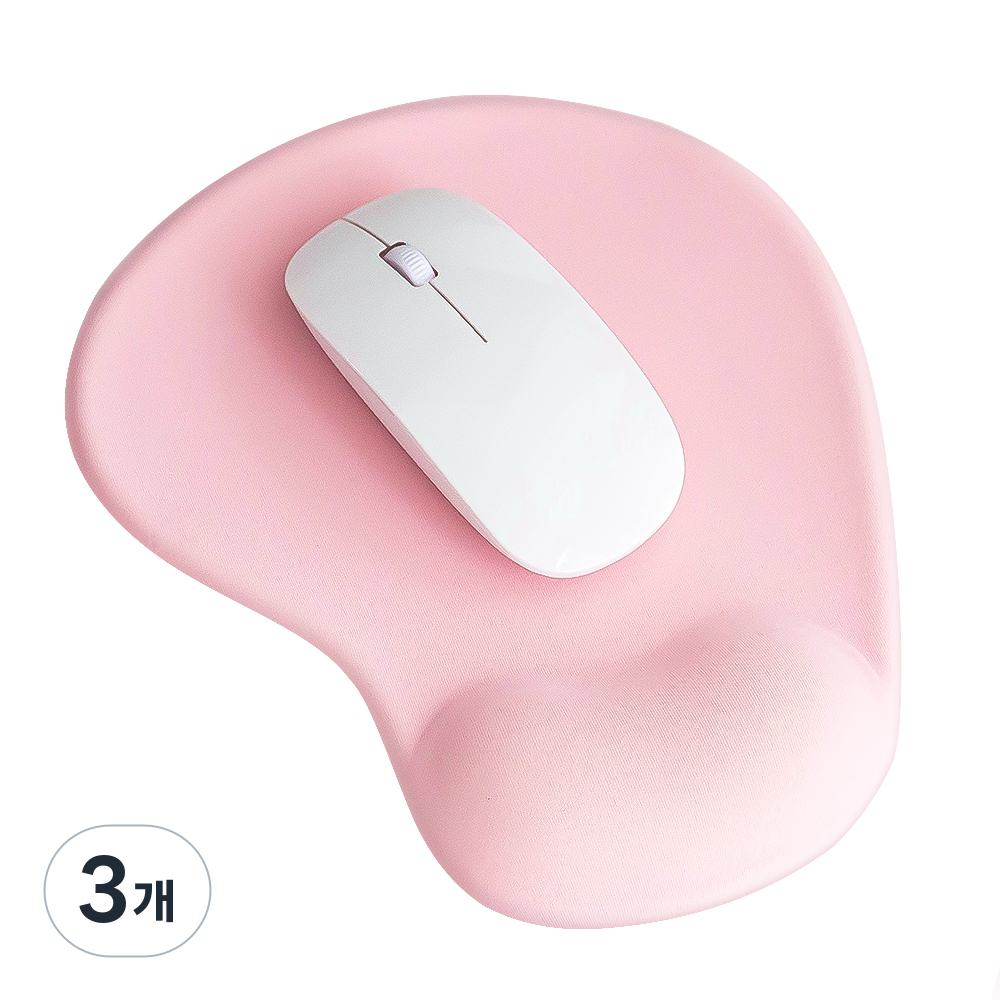 레토 손목패드 일체형 마우스패드 LM-WP01, 핑크, 3개 14,900원