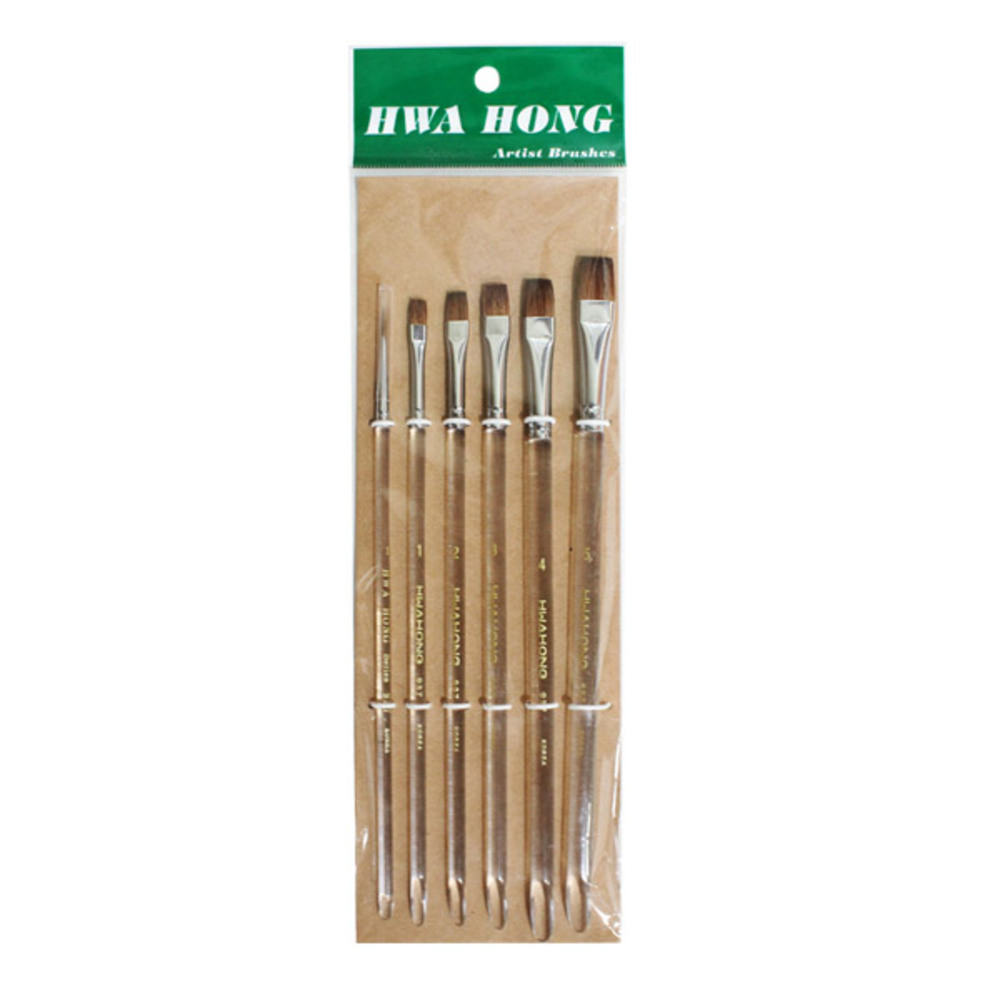 화홍산업 937 디자인 구성붓 세트 6종 16,000원