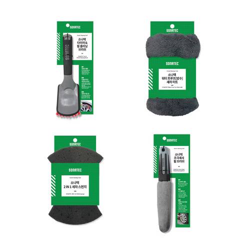 [백화점정품]   소나텍 차량용 세차도구 4종 세트 자동차용품, 차량용 33,610원