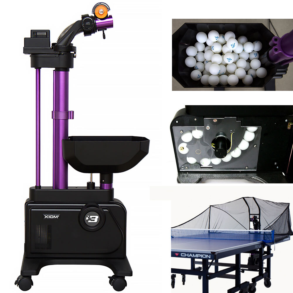 엣스앤 엑시옴 i3 싱글 탁구 연습 로봇 8종스핀 탁구 머신 셀프 훈련 기계 자동 연습기 공 발사기 로보퐁 볼머신 1,443,600원