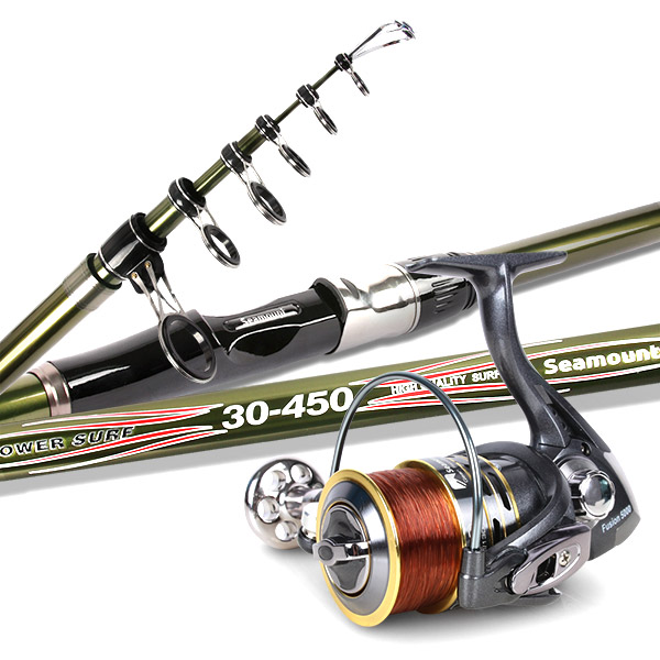 시마운트 스톰 서프 원투 낚시대 450 릴세트 64,900원