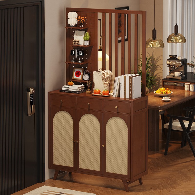 대용량 거실 현관 수납 신발장 다용도 타공판 수납장 현관 파티션 수납장 다층 수납 정리 신발장 980x320x1925, 4단, B 98*32*192cm 197,500원