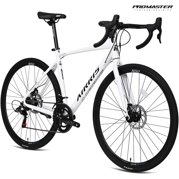 2025 프로마스터 로드자전거 에어리스R1.4D LT 시마노14단 디스크브레이크, 1개, 166cm, 에어리스R1.4D LT 430 화이트+블랙 미조립+공구 302,000원