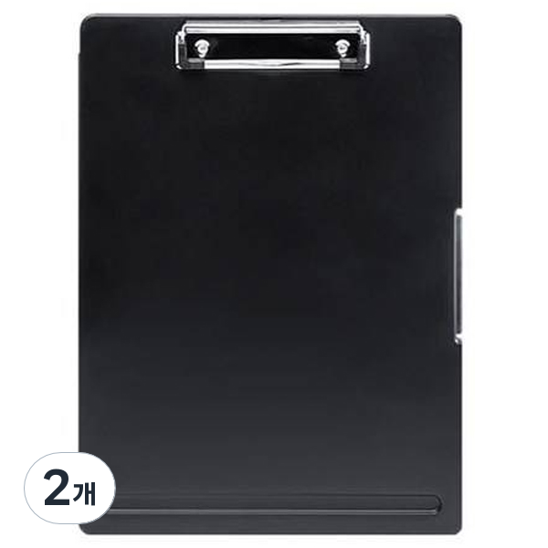 브라이트랩 A4 클립보드 파일케이스 가로형, 2개, 블랙 16,500원