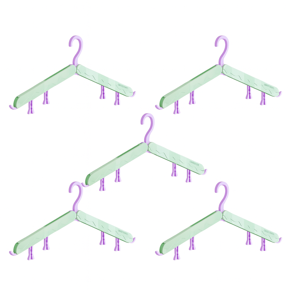 하모니몰 접이식 빨래집게 여행용 옷걸이, 그린, 5개 9,900원