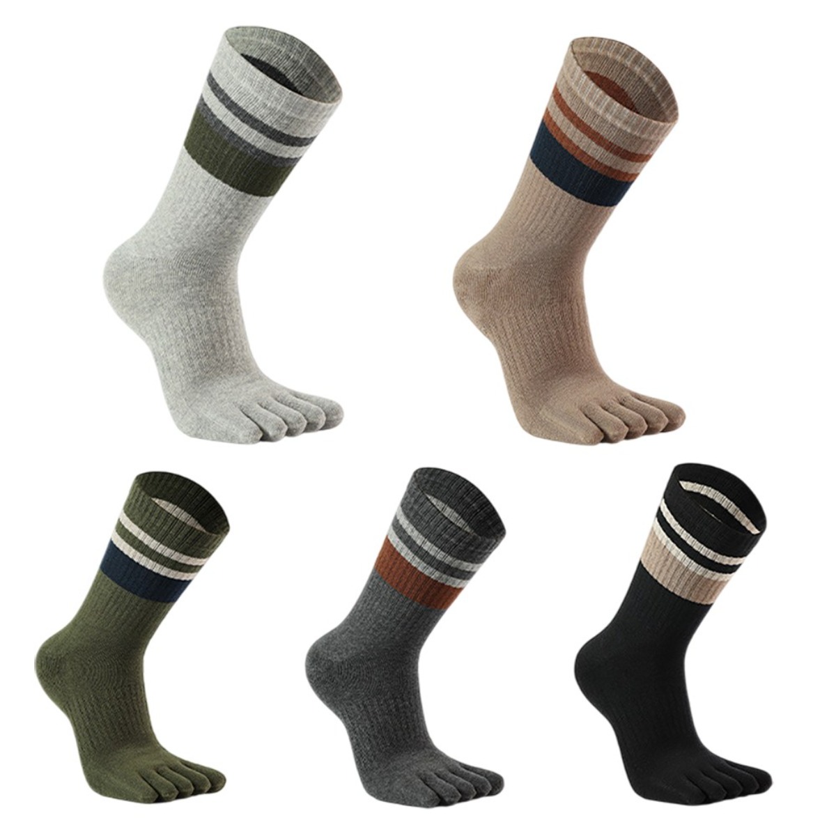 남성 발가락 양말  기모 오리지널면 스포츠 두꺼운 파일 중목양말 5켤레세트 24,000원