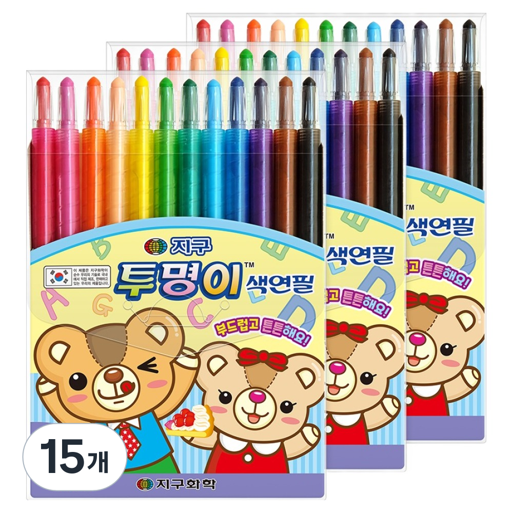 지구화학 투명이 색연필 세트 43,500원