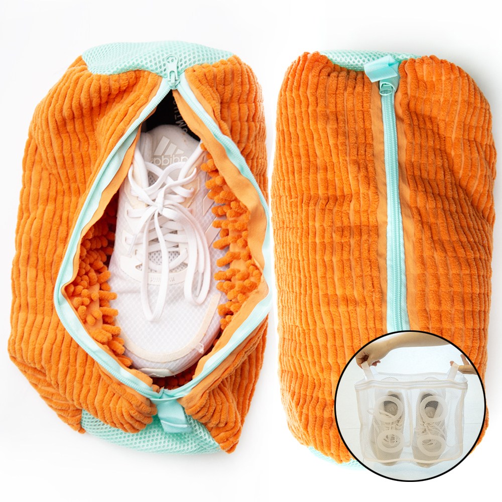 오일일 극세사 운동화 세탁망 건조망, 2개, 주황 9,900원