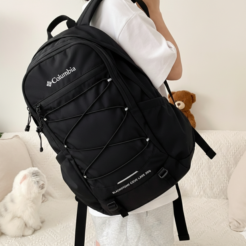컬럼비아 30L 나일론 백팩 등산 배낭 여행 가방 + leapspt 파우치 96,000원
