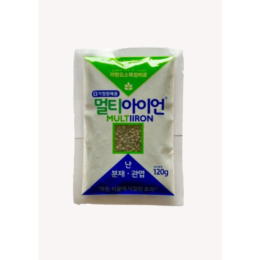 (베델)식물영양제 멀티아이언120g 알갱이 원예용 화분용복합비료 670원