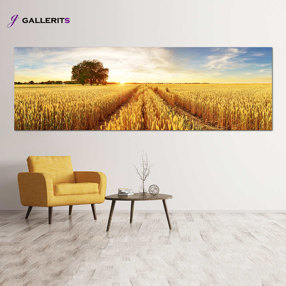 갤러리츠 가을 풍경 사진 황금들판 안방 침실 풍수지리 인테리어 액자 116,110원