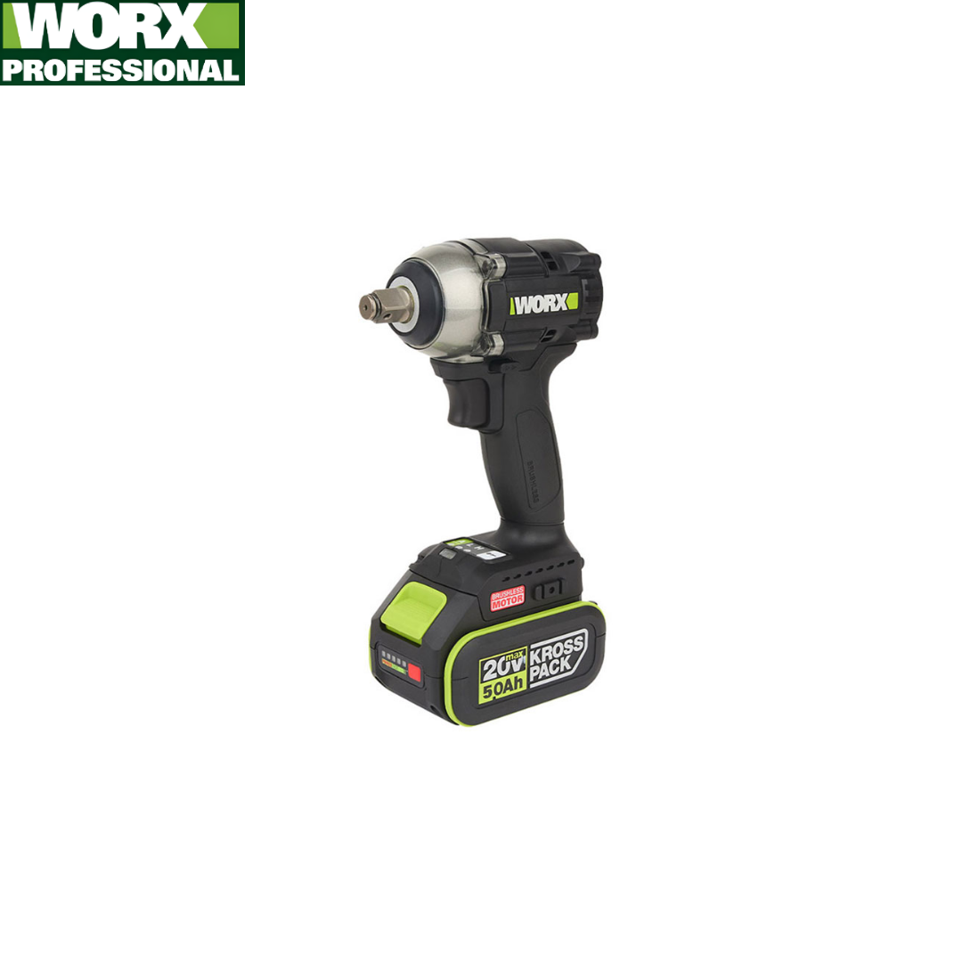 웍스 20V 충전임팩렌치 WU272.1 5.0Ah BL 배터리 2개 세트 232,190원