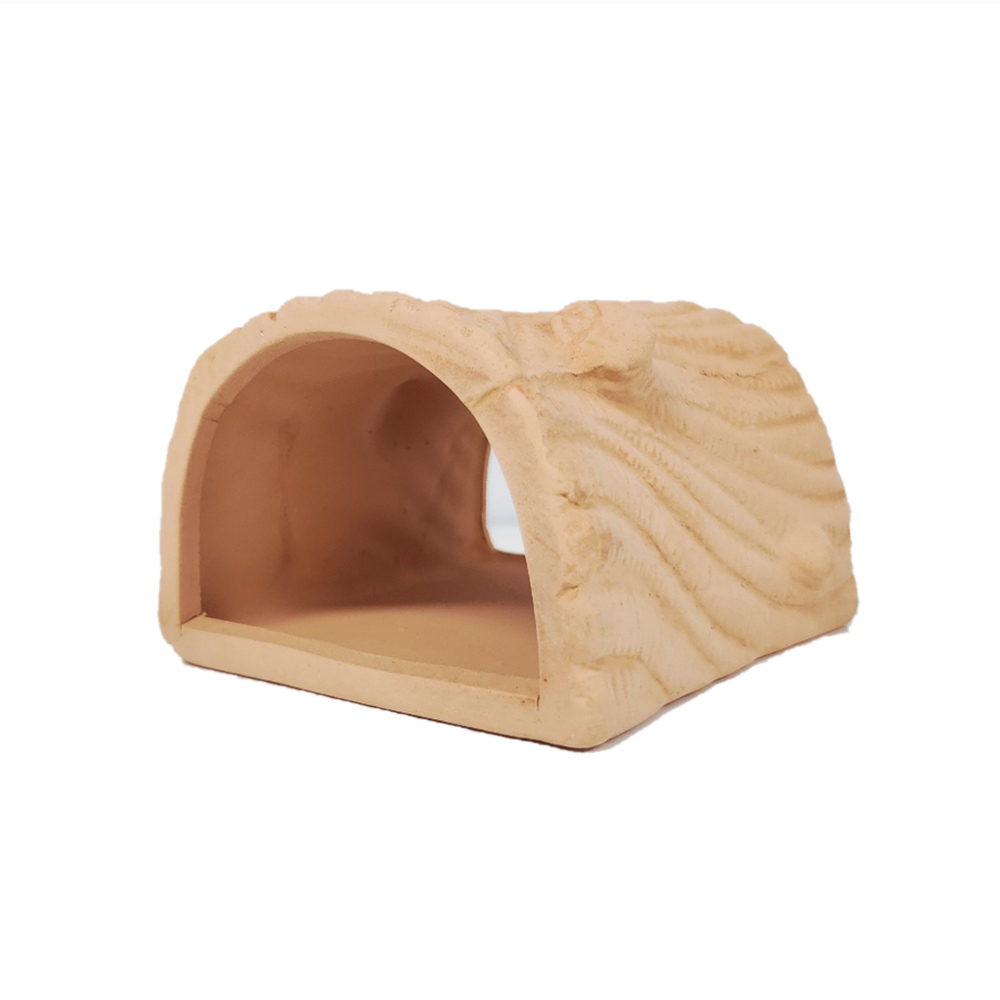 어밥 반달 나무 모양 1개 황토 세라믹 안시 구피 열대어 산란상 은신처, 1개 2,900원