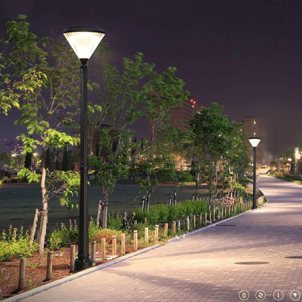 진성 태양광 LED 원반형 가로등 (2색상지원) 정원등 잔디등 133,000원