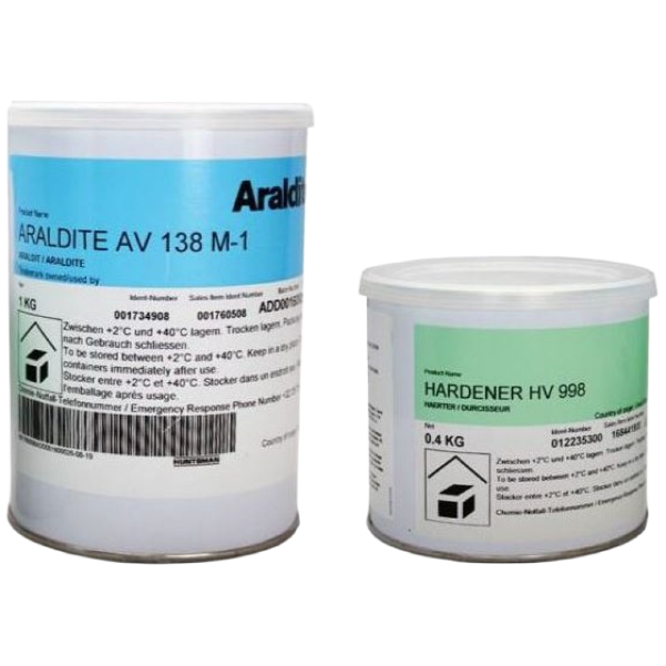 아랄다이트 AV138 HV998 고강도 이액형 상온경화 접착제 내열 내화학 에폭시 접착제, 1세트 180,000원