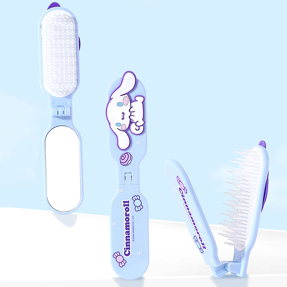 산리오 캐릭터 길쭉 입체 빗거울 세트 슬림형 휴대용 손거울 시나모롤 마이멜로디 쿠로미 단체 선물 2,900원