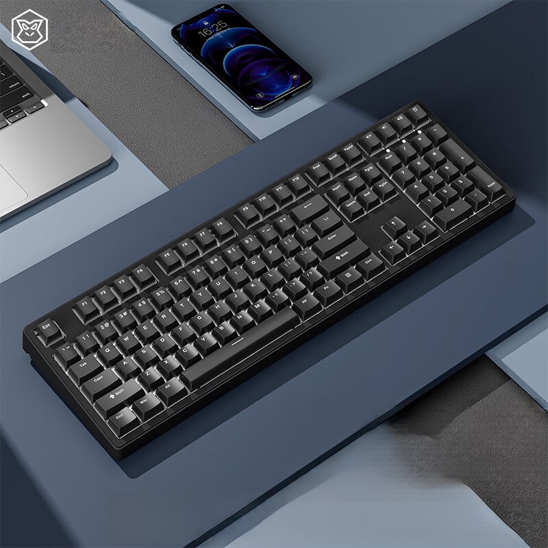 EWEADN MT108 게이밍 블루투스 기계식 키보드 유무선 3모드, MT108 흑축, 블랙, 흑축 59,800원