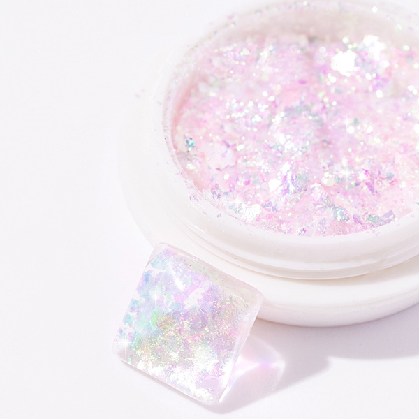 오로라 홀로그램 오팔 젤 네일 글리터 미러 파우더 반짝이, 008 라임오로라, 1개 3,500원