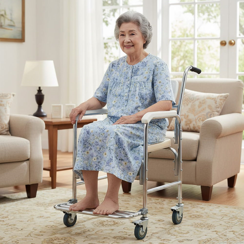 NEWCA614L 노인목욕의자 장애인 어르신 목욕의자 바퀴형 욕실의자 환자용목욕의자 이동식 변기의자 149,000원