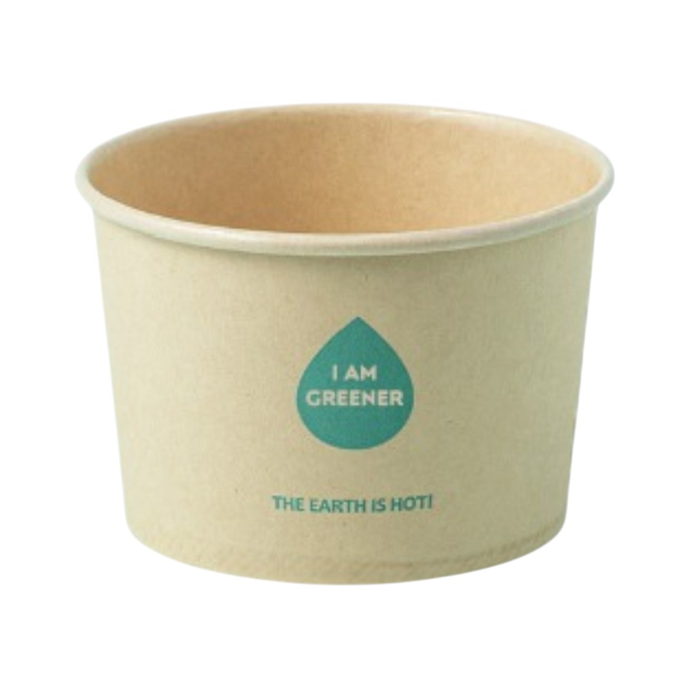 아이엠그리너 친환경 대나무 종이 그릇 앞 접시 밥 260ml 일회용 용기 9,790원