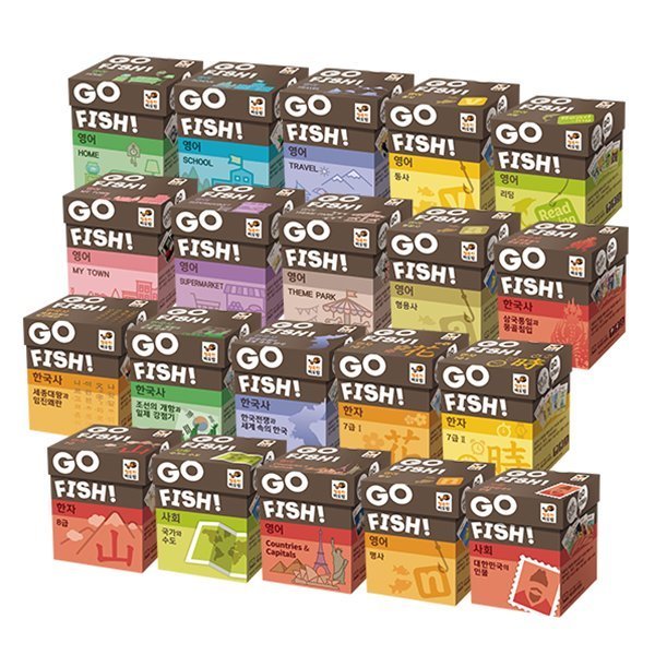 [YES24배송]교육용 보드게임_고피쉬 시리즈 Best 40 : 고피쉬 40가지 전종 등록 10,500원