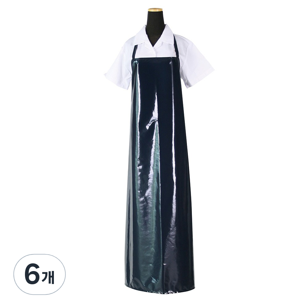 에이앤지 단면코팅 유광 방수 앞치마, 곤색, 6개 36,480원