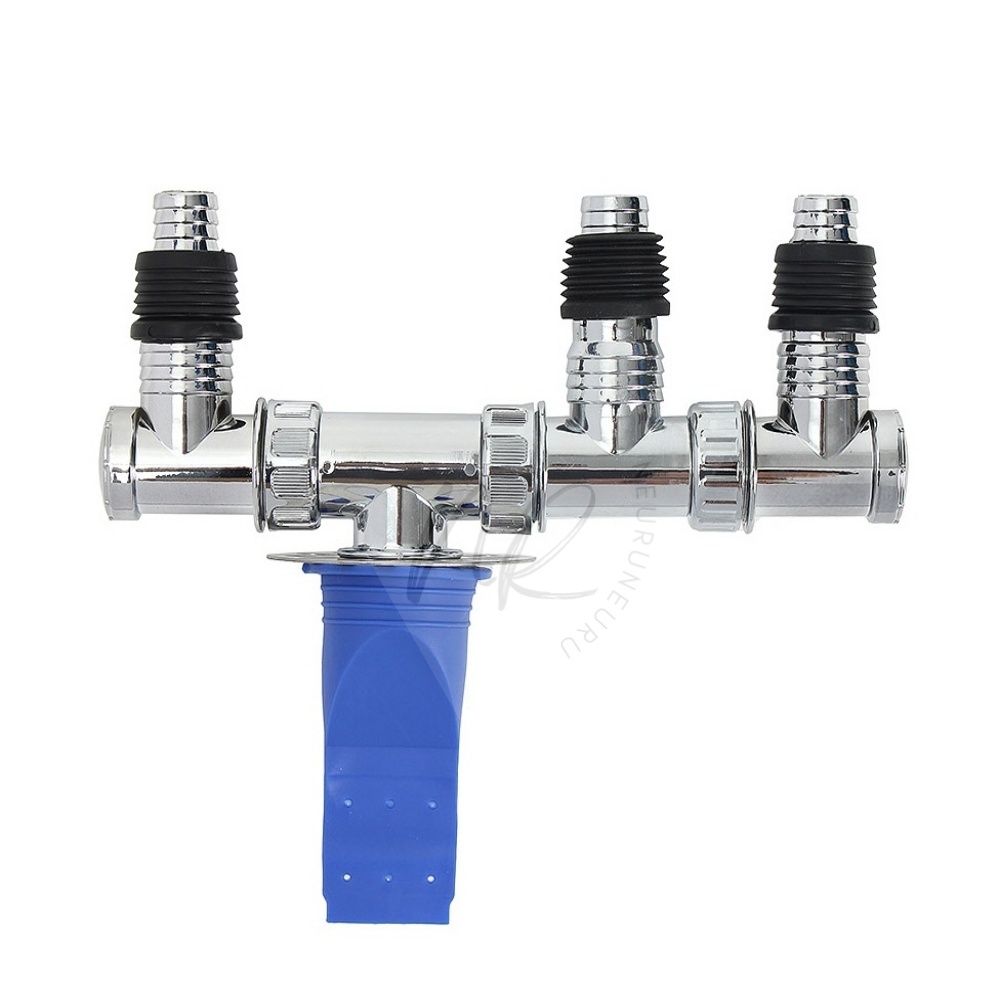 늘우 냄새차단 배수구 트랩 3구 하수구망 자동개폐 실리콘형 싱크대냄새차단 16,400원