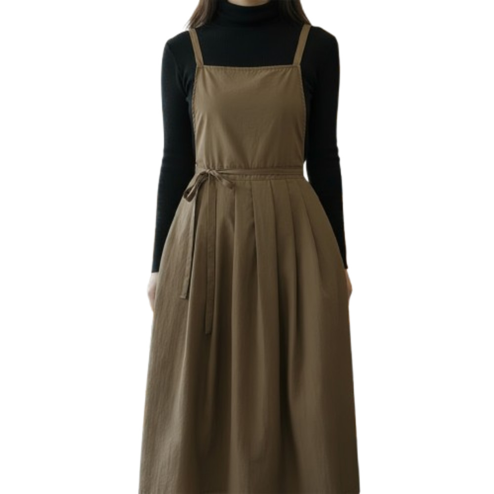 컴위즈 프리미엄 방수 원피스 롱 플리츠 앞치마 48,900원