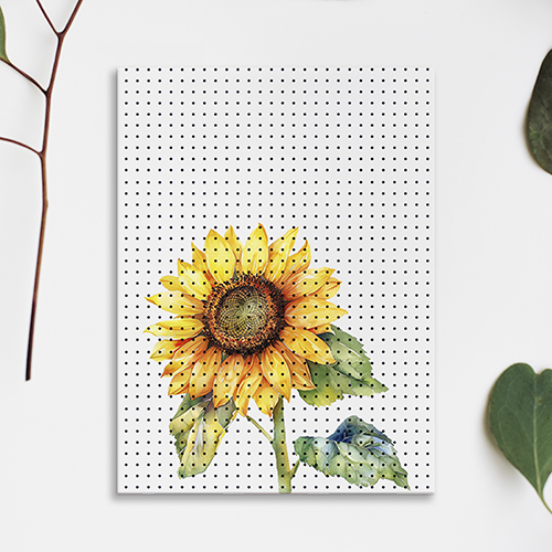 타공판닷컴 프린팅 타공판 인테리어용품 해바라기수채화 800 x 1500 mm 115,420원