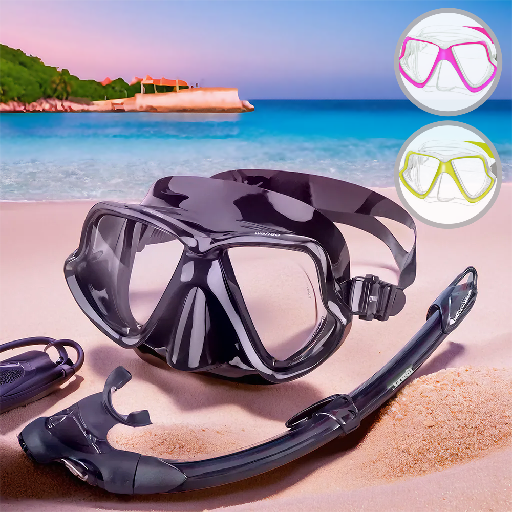 마레스 스노클링 세트 와후 콤보 마스크 스노클, 블랙 56,700원