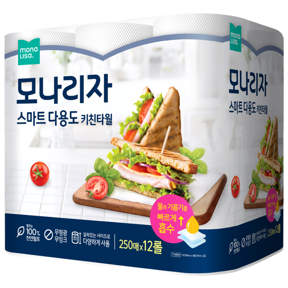 모나리자 스마트 다용도 키친타올 250매 11,770원
