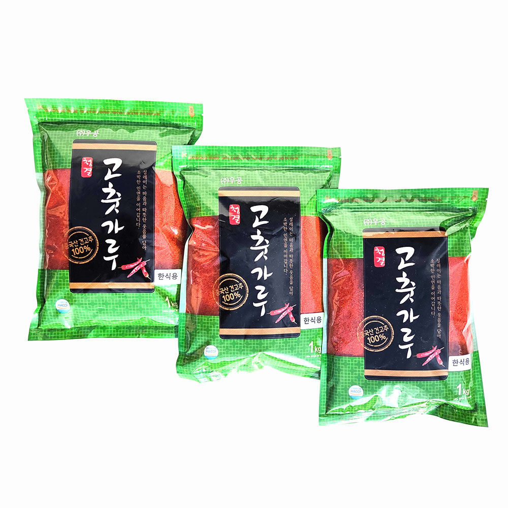 새마원 HACCP 국내제조 중국산 고춧가루 (세분) 한식용 조리용 업소용 중국산 고추가루, 3개, 1kg 31,300원