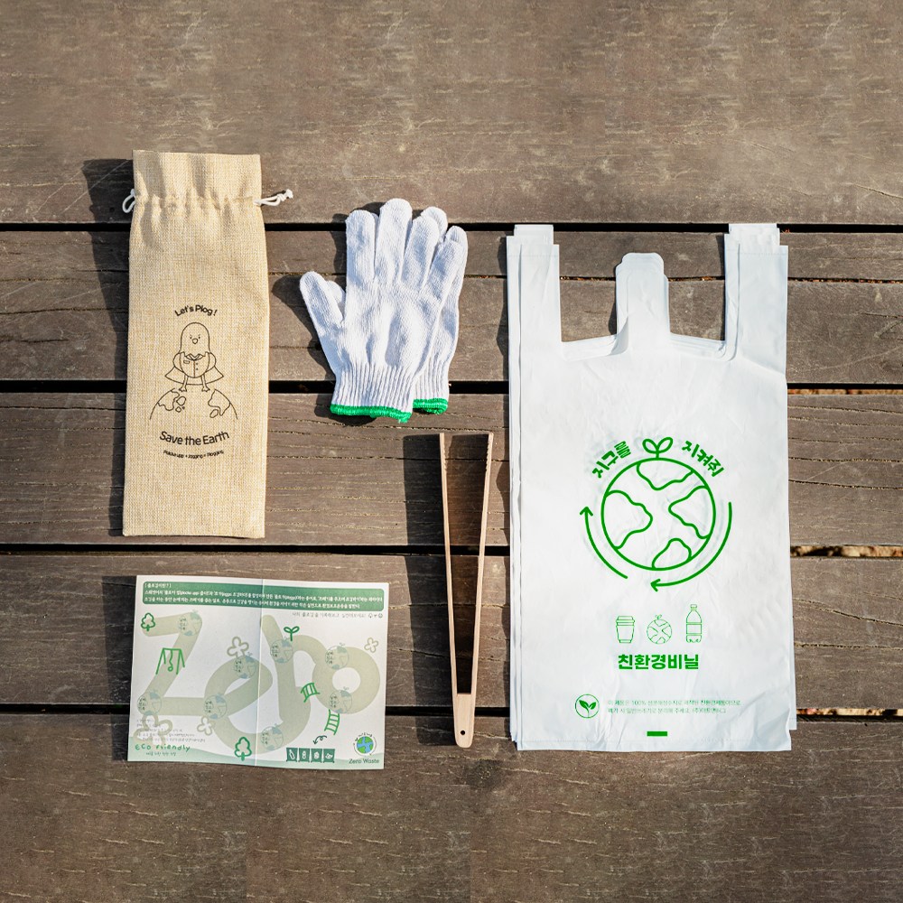 아트앤허그 검수리 플로깅 키트 쓰레기 줍깅 세트 집게 초등 중등 고등학교 환경 봉사활동, 1개, 기본면장갑 11,000원