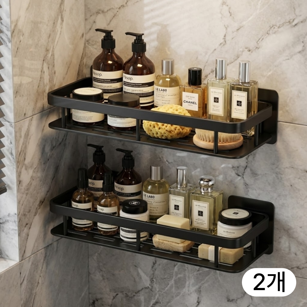 라곤 물때제로 강력고정 무타공 욕실 선반 11,800원