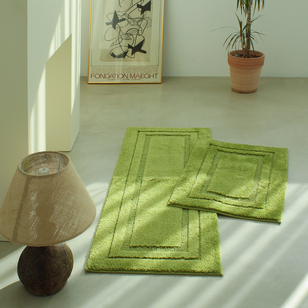 시나앤소모 플레인 발매트 2종 세트, 그린 29,600원