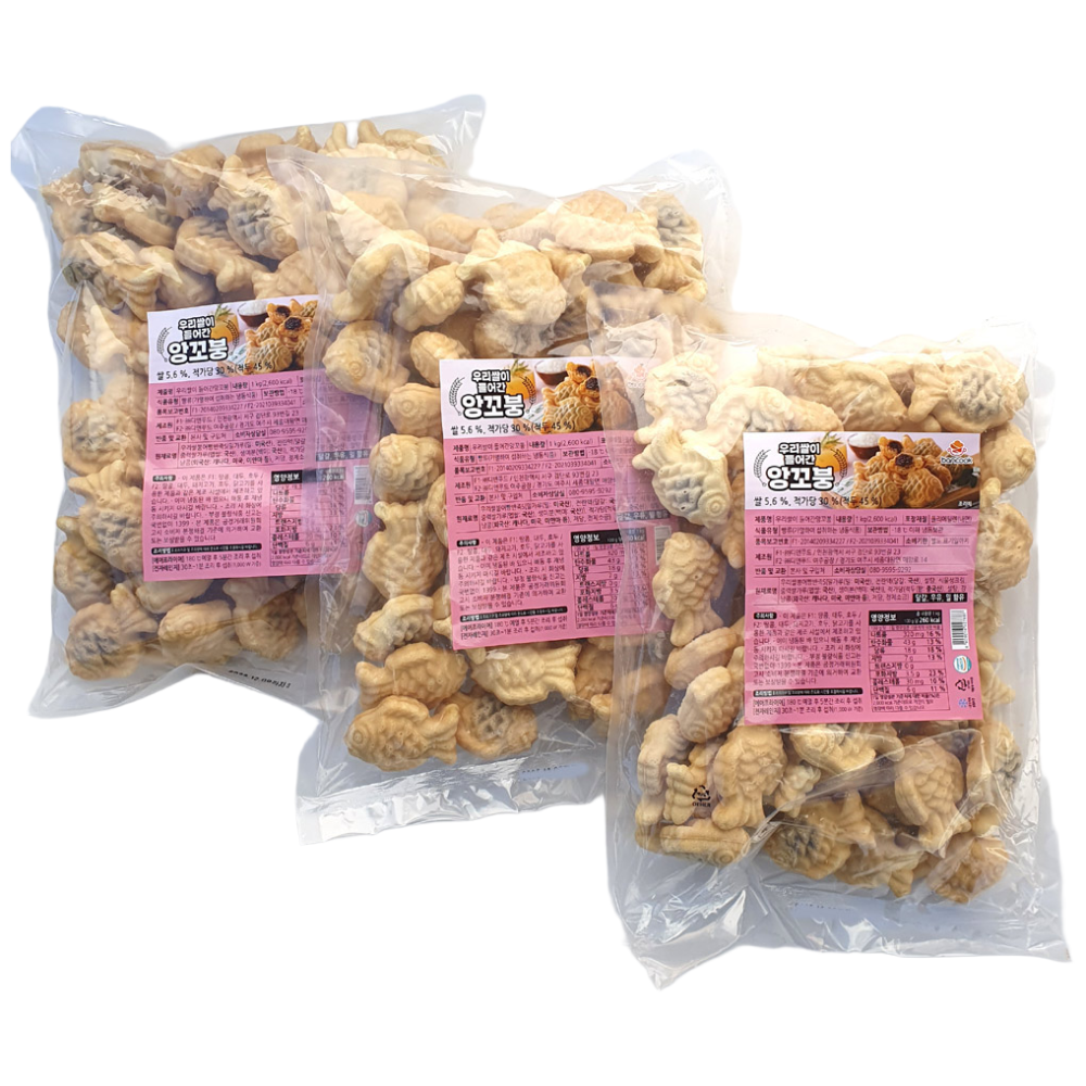 새마원 반쿡 우리쌀 미니붕어빵 (단팥), 3개, 1kg 36,980원