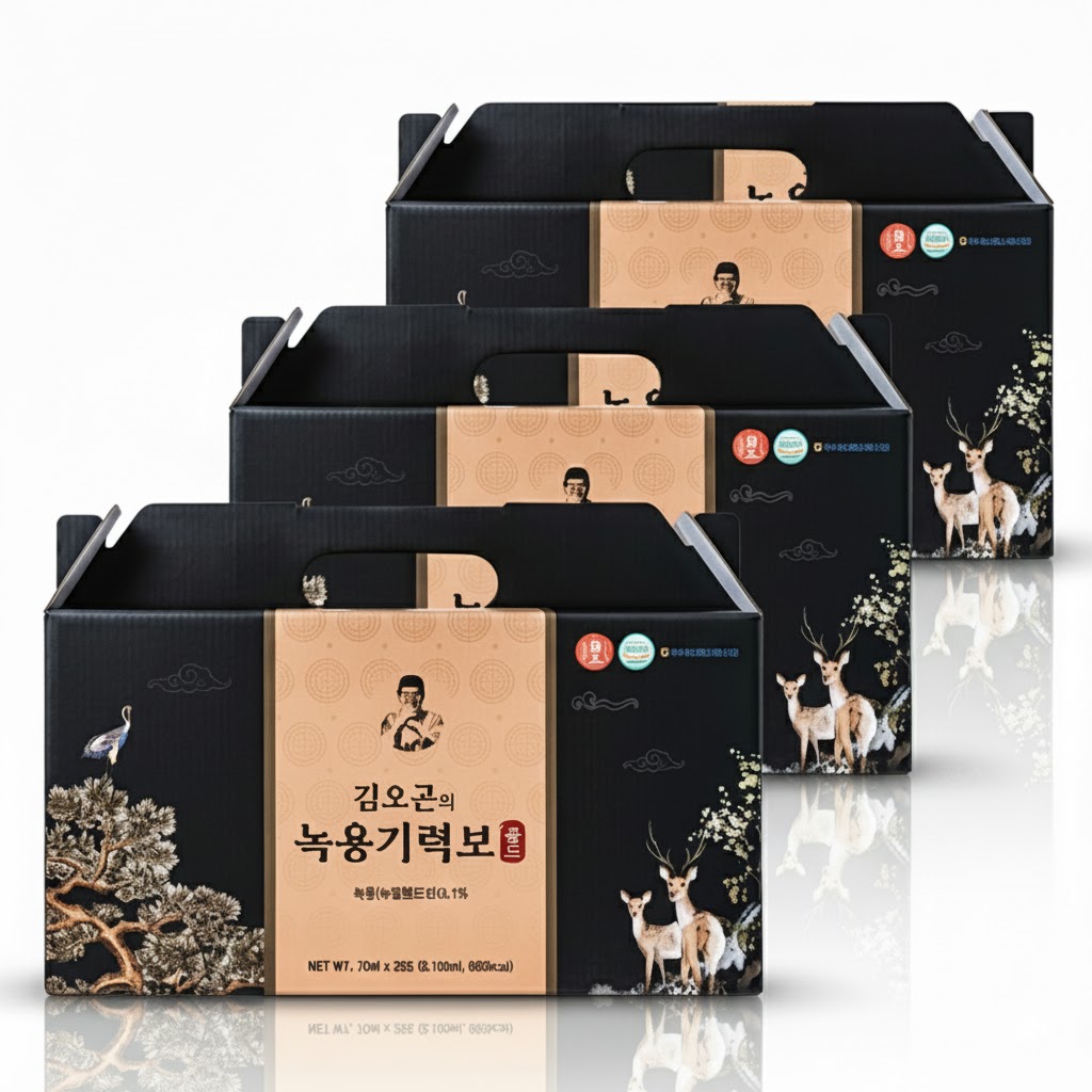 김오곤의 녹용 기력보 골드 십전대보 14가지 한약재 진액 53,200원